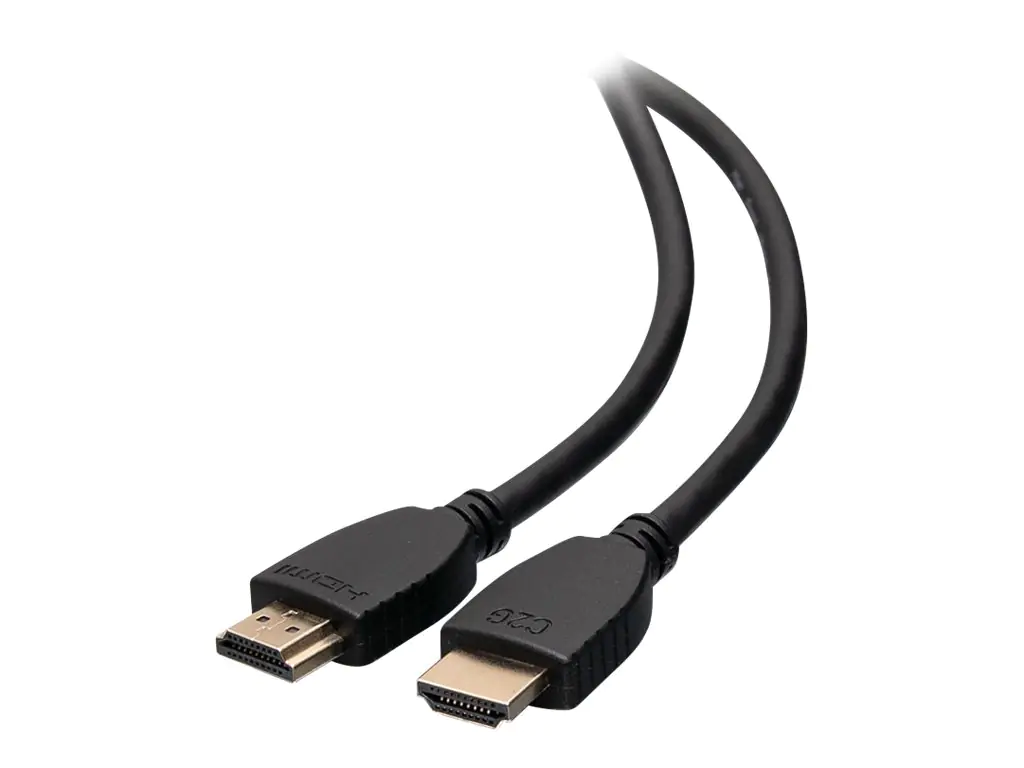 C2G 10t 4K HDMI Cable with Ethernet - High Speed - UltraHD Cable - M/M - HDMI-Kabel mit Ethernet - HDMI männlich zu HDMI männlich - 3.05 m - abgeschirmt - Schwarz