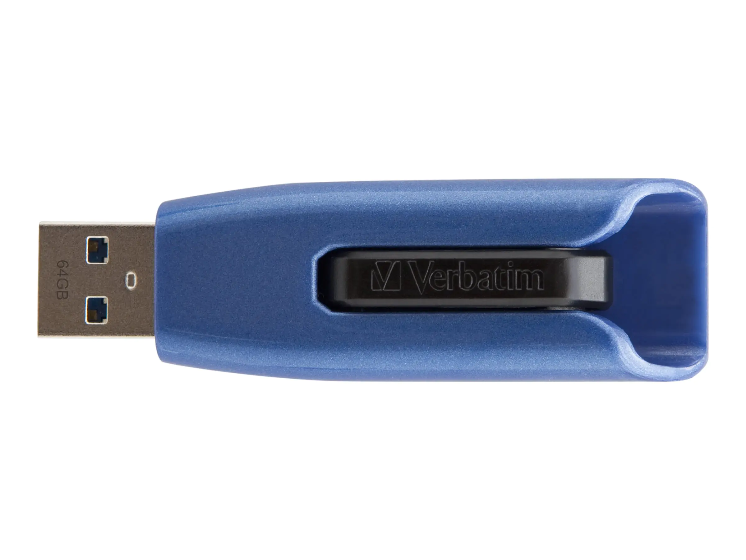 Verbatim Store 'n' Go V3 MAX - USB-Flash-Laufwerk - 128 GB - USB 3.0 - Blau/Schwarz
