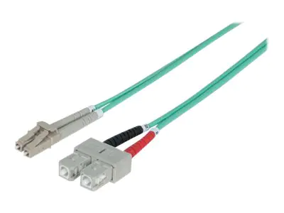 Intellinet Patch-Kabel Glasfaser 750943 20.00 m Aquamarin