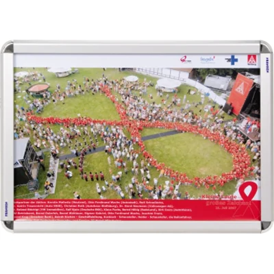 Franken Bilderwechselrahmen BS0801 für DIN A2 silber