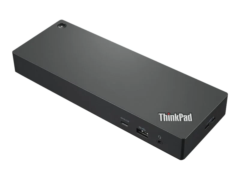 Lenovo ThinkPad Universal Thunderbolt 4 Dock - Dockingstation - Thunderbolt 4 - HDMI, 2 x DP - 1GbE - 135 Watt - Campus - Europa - für ThinkPad E14 Gen 4; L13 Yoga Gen 3; T14s Gen 3; X1 Nano Gen 2; X13 Yoga Gen 3 Lenovo ThinkPad Universal Thunderbolt 4 Dock - Dockingstation - Thunderbolt 4 - HDMI, 2 x DP - 1GbE - 135 Watt - Campus - Europa - für ThinkPad E14 Gen 4; L13 Yoga Gen 3; T14s Gen 3; X1 Nano Gen 2; X13 Yoga Gen 3