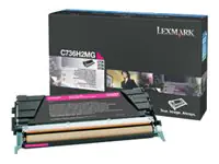 Lexmark Toner C736H2MG magenta 10.000 Seiten