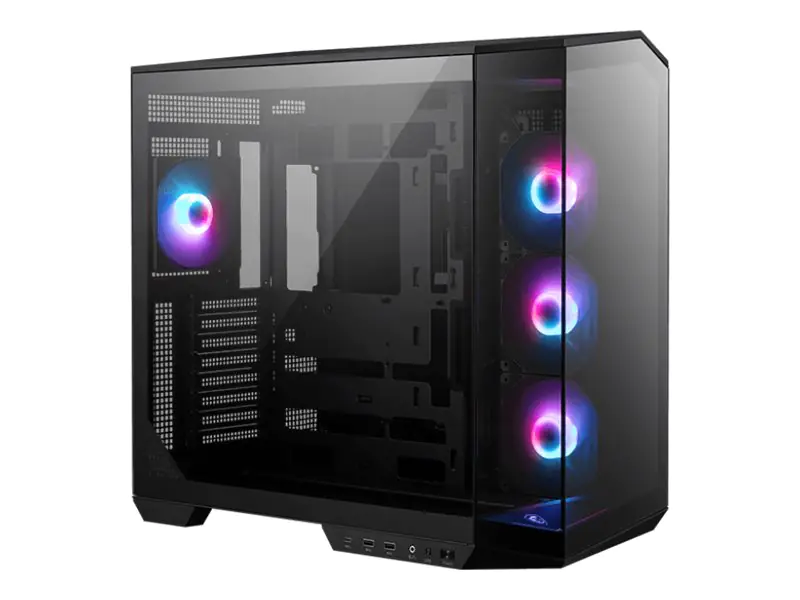 MSI MAG PANO 100R PZ - Mid tower - ATX - Seitenteil mit Fenster (gehärtetes Glas)