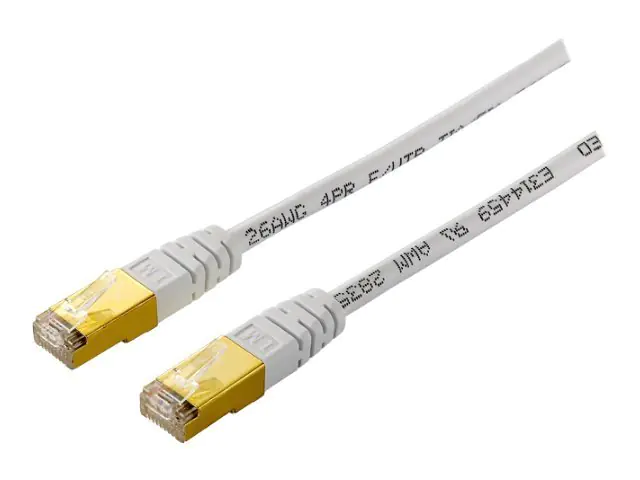 equip - Patch-Kabel - RJ-45 (M) zu RJ-45 (M) - 10 m - Foiled Unshielded Twisted Pair (F/UTP) - CAT 5e - weiß