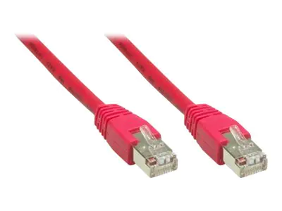 Good Connections - Patch-Kabel - RJ-45 (M) zu RJ-45 (M) - 10 m - Paare in Metallfolie (PiMf) - CAT 6 - Rot