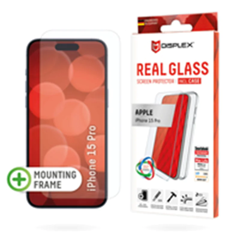 E.V.I. Panzerglas+ Schutzhülle für Apple iPhone 15 Pro - (Schutz-)hülle 01847