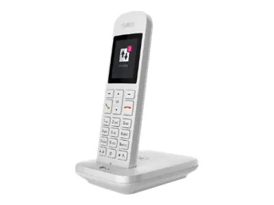 Telekom Sinus 12 - Schnurlostelefon mit Rufnummernanzeige - DECT - weiß