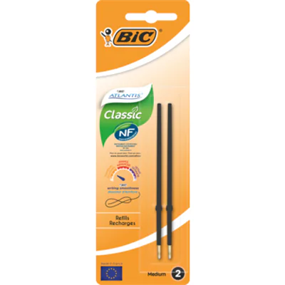 BIC Kugelschreibermine Easy Glide IS1197 892410 0,4mm sw 2 St./Pack. BIC Kugelschreibermine Easy Glide IS1197 892410 0,4mm sw 2 St./Pack.