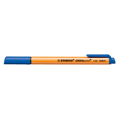 STABILO Feinschreiber GREENpoint 6088/41 0,8mm blau STABILO Feinschreiber GREENpoint 6088/41 0,8mm blau