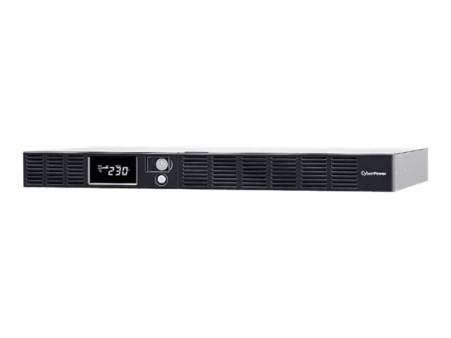 CyberPower Office Rackmount Series OR1000ERM1U - USV (Rack - einbaufähig) - Wechselstrom 230 V - 600 Watt - 1000 VA - 1-phasig - Ethernet, RS-232, USB - Ausgangsanschlüsse: 6 - 1U - Silber
