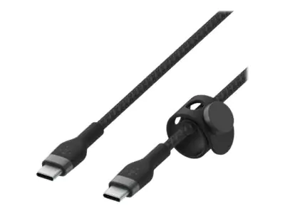 Belkin BoostCharge - USB-Kabel - 24 pin USB-C (M) zu 24 pin USB-C (M) - 2 m - Schwarz Belkin BoostCharge - USB-Kabel - 24 pin USB-C (M) zu 24 pin USB-C (M) - 2 m - Schwarz