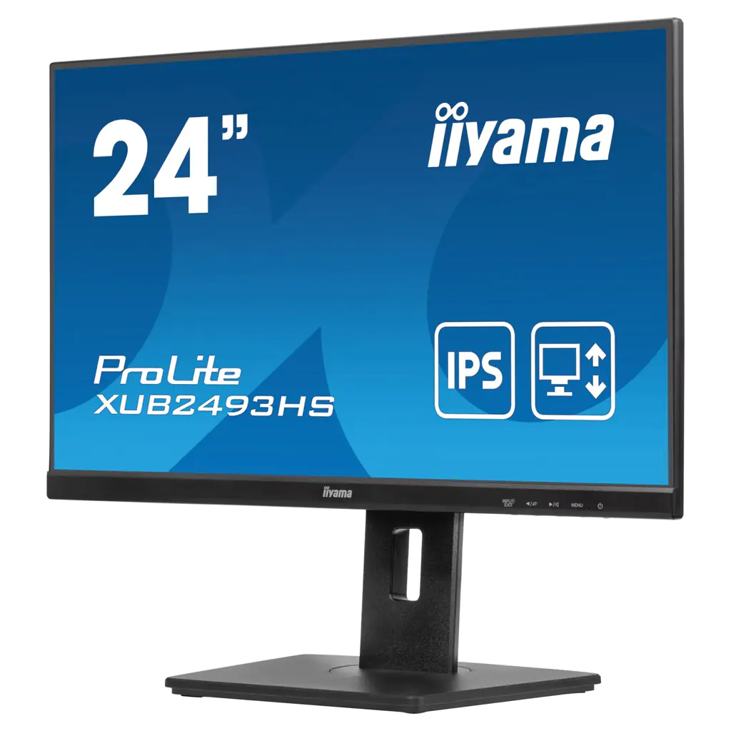 Iiyama ProLite XUB2493HS-B6 - LED-Monitor - 61 cm (24") (23.8" sichtbar) - 1920 x 1080 Full HD (1080p) @ 100 Hz - IPS - 250 cd/m² - 1300:1 - 0.5 ms - HDMI, DisplayPort - Lautsprecher - Schwarz, Matte Iiyama ProLite XUB2493HS-B6 - LED-Monitor - 61 cm (24") (23.8" sichtbar) - 1920 x 1080 Full HD (1080p) @ 100 Hz - IPS - 250 cd/m² - 1300:1 - 0.5 ms - HDMI, DisplayPort - Lautsprecher - Schwarz, Matte