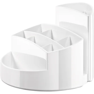 HAN Stifteköcher RONDO 17460-12 9Fächer Polystyrol weiß