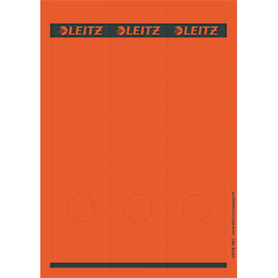Leitz Ordneretikett 16870025 lang/breit Papier rot 75 St./Pack. Leitz Ordneretikett 16870025 lang/breit Papier rot 75 St./Pack.