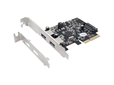 Exsys EX-12001-2 - USB-Adapter - PCIe x2 Low -Profile