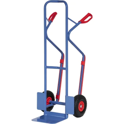 Fetra Sackkarre 58 x 130 cm (B x H) 300kg Stahl blau/rot/schwarz