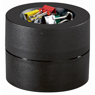 MAUL Klammerspender 3012490 7,3x6cm rund Kunststoff schwarz +Klammern MAUL Klammerspender 3012490 7,3x6cm rund Kunststoff schwarz +Klammern