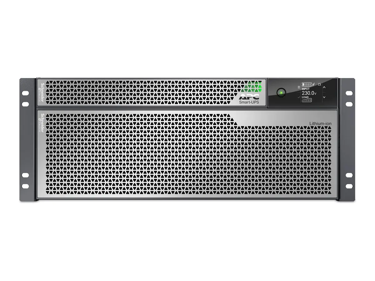 APC Smart-UPS Ultra - USV (Rack - einbaufähig) (hohe Dichte) - online - Wechselstrom 230 V - 10000 Wh - 10000 VA - Lithium-Ionen - Ausgangsanschlüsse: 12 - 4U - silbergrau