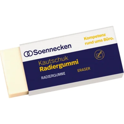 Soennecken Radierer 0339 Kautschuk weiß Soennecken Radierer 0339 Kautschuk weiß