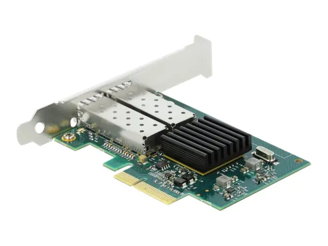 Delock - Netzwerkadapter - PCIe x4 Low-Profile - Gigabit SFP x 2
