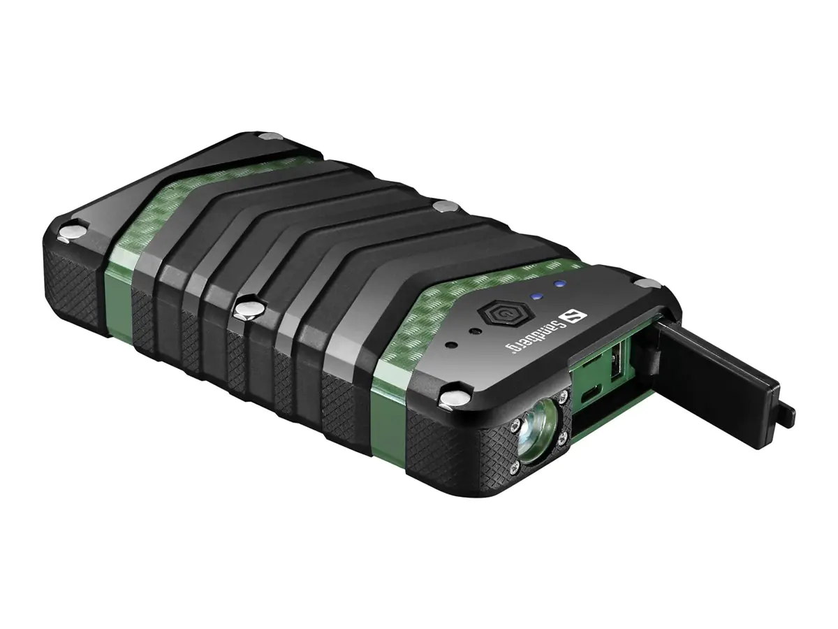 SANDBERG Survivor Powerbank 20100 - Powerbank - 20100 mAh - 3.9 A - 2 Ausgabeanschlussstellen (USB) 420-36