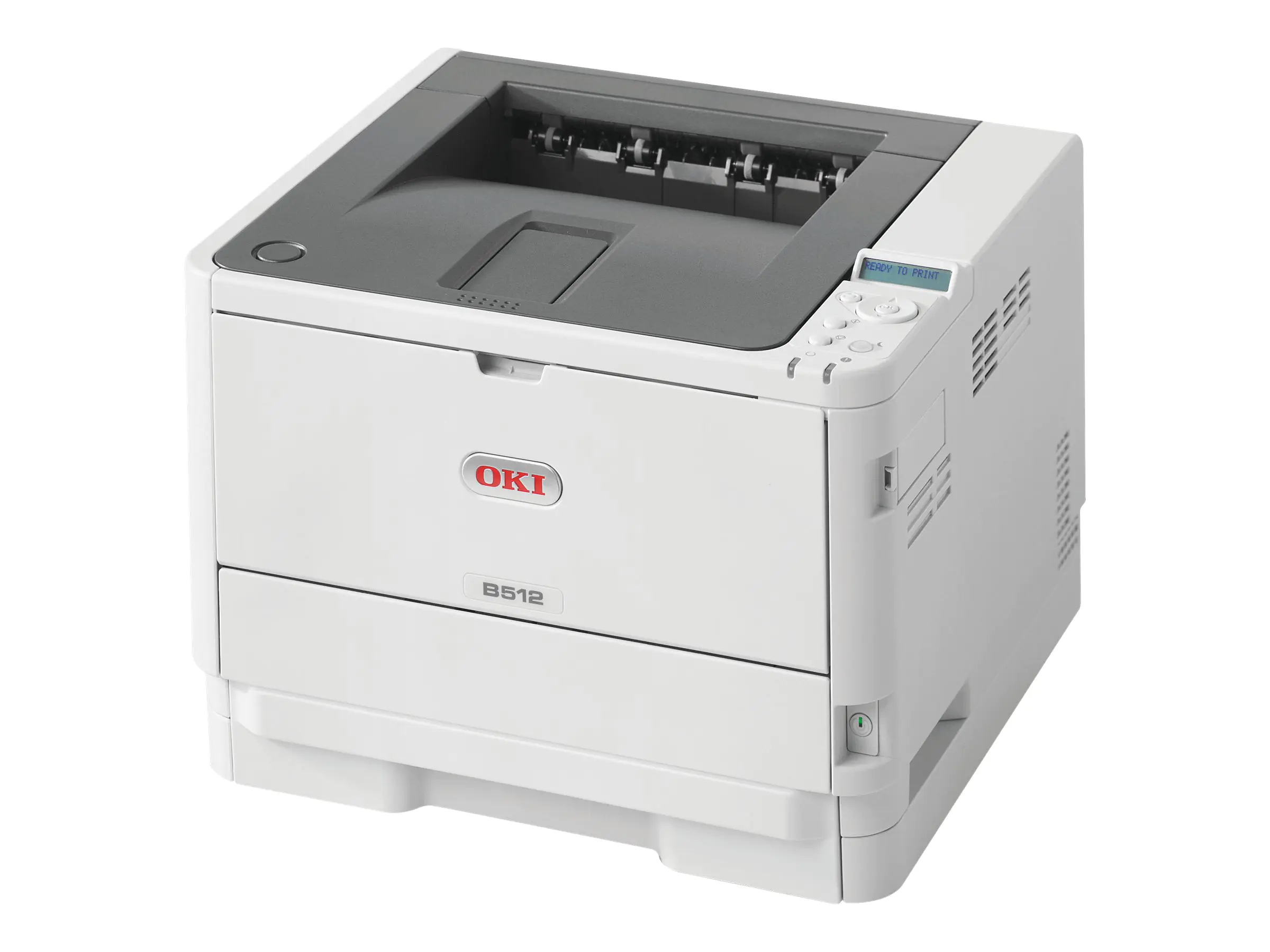 OKI B512dn - Drucker - s/w - Duplex - LED - A4/Legal - 1200 x 1200 dpi - bis zu 45 Seiten/Min. - Kapazität: 630 Blätter - USB 2.0, Gigabit LAN OKI B512dn - Drucker - s/w - Duplex - LED - A4/Legal - 1200 x 1200 dpi - bis zu 45 Seiten/Min. - Kapazität: 630 Blätter - USB 2.0, Gigabit LAN