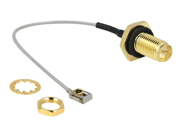Delock Antennenkabel - RP-SMA weiblich Bulkhead 89926