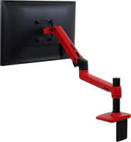 Ergotron LX - Befestigungskit (Monitorarm, 2-teilige Tischklemme, Stange, Verlängerung) - für LCD-Display - Rot - Bildschirmgröße: bis zu 86,4 cm (bis zu 34 Zoll) - Schreibtisch