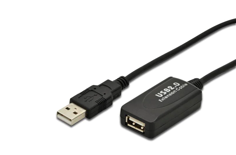 DIGITUS USB 2.0 Active Extension Cable - USB-Erweiterung - USB, USB 2.0 - 4-polig USB Typ A / 4-polig USB Typ A - bis zu 5 m DIGITUS USB 2.0 Active Extension Cable - USB-Erweiterung - USB, USB 2.0 - 4-polig USB Typ A / 4-polig USB Typ A - bis zu 5 m