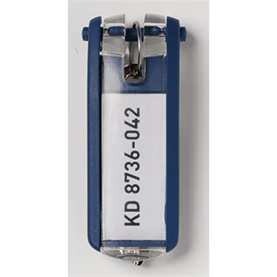 DURABLE Schlüsselanhänger KEY CLIP 195707 blau 6 St./Pack. DURABLE Schlüsselanhänger KEY CLIP 195707 blau 6 St./Pack.