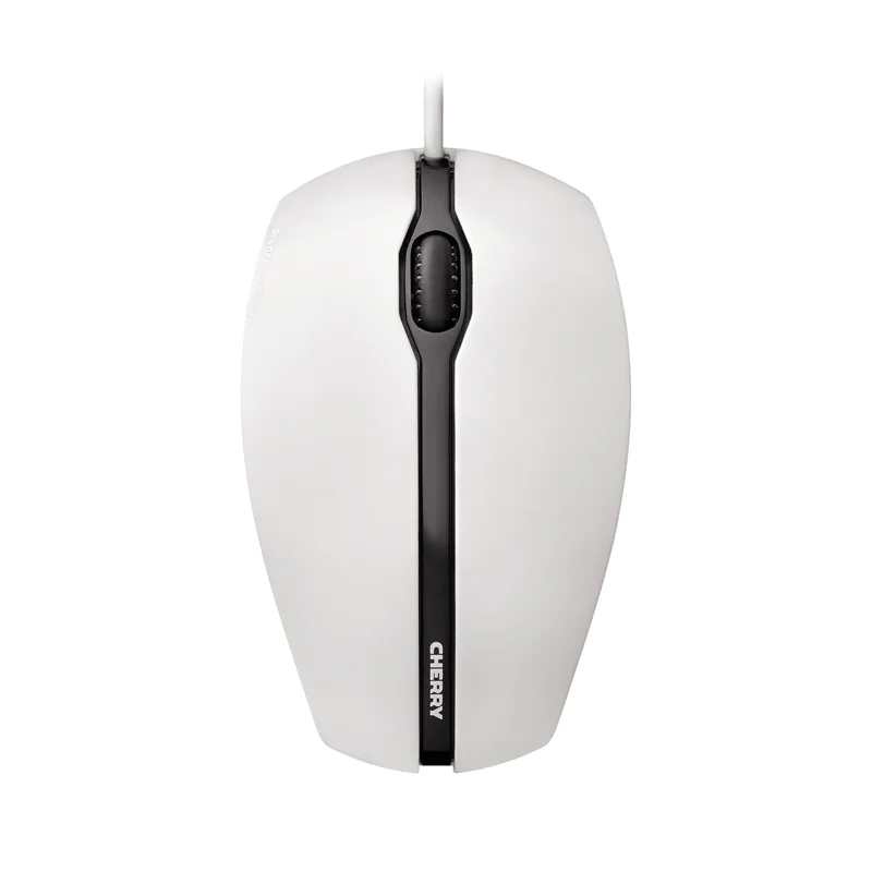 CHERRY GENTIX - Maus - rechts- und linkshändig - optisch - 3 Tasten - kabelgebunden - USB - Grau, weiß CHERRY GENTIX - Maus - rechts- und linkshändig - optisch - 3 Tasten - kabelgebunden - USB - Grau, weiß