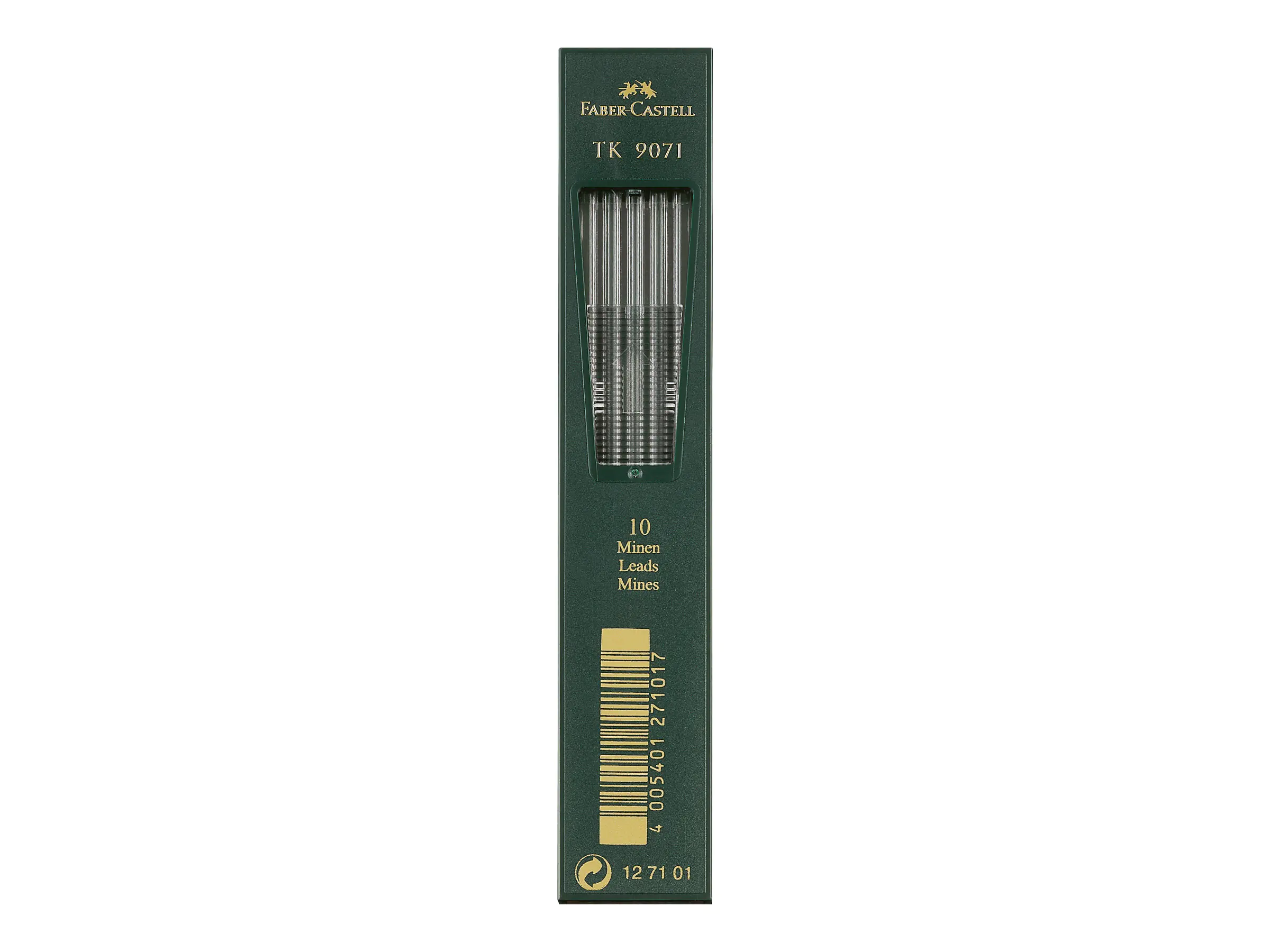 FABER-CASTELL TK 9071 - Bleistiftmine - 2B - Intense Black - 2 mm (Packung mit 10) 127102