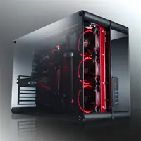 RAIJINTEK Paean - Desktop - PC - Aluminium - SPCC - Gehärtetes Glas - Schwarz - Transparent - ATX -