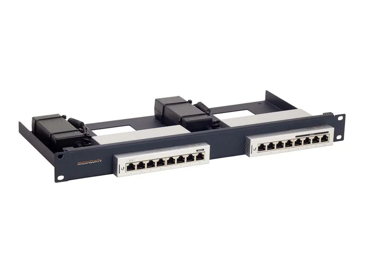 Rackmount.IT RM-UB-T1 - Montagesatz für Netzwerkgeräte - Rack montierbar - Metallic Dark Blue - 1U - 48.3 cm (19")