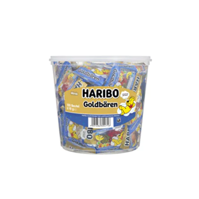 HARIBO Fruchtgummi Goldbären GUTE NACHT 100 x 10 g/Pack. HARIBO Fruchtgummi Goldbären GUTE NACHT 100 x 10 g/Pack.