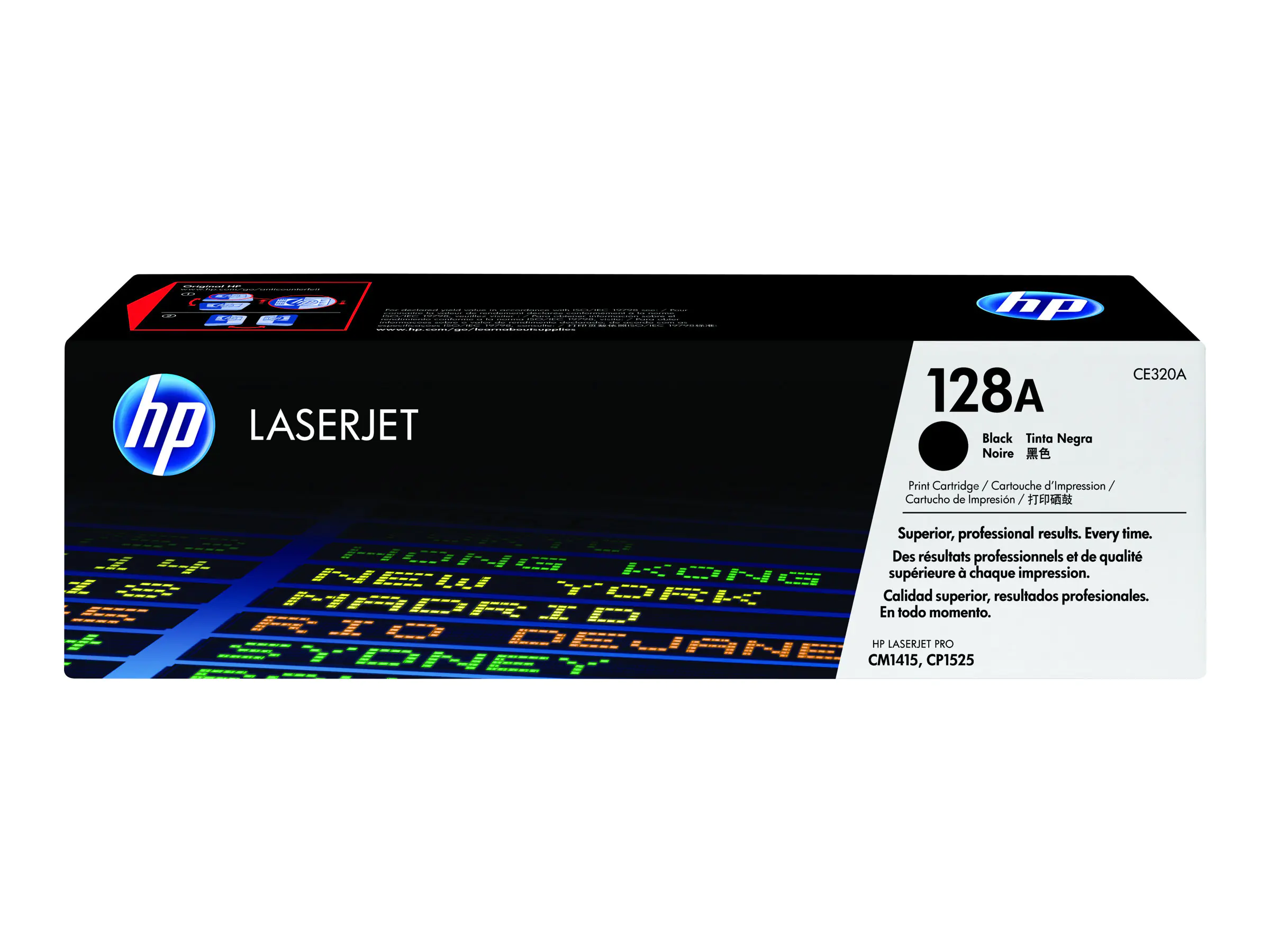 HP 128A - Schwarz - Original - LaserJet - Tonerpatrone (CE320A) - für Color LaserJet Pro CP1525n, CP1525nw; LaserJet Pro CM1415fn, CM1415fnw