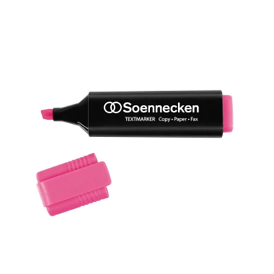 Soennecken Textmarker 3395 2-5mm Keilspitze rosa Soennecken Textmarker 3395 2-5mm Keilspitze rosa