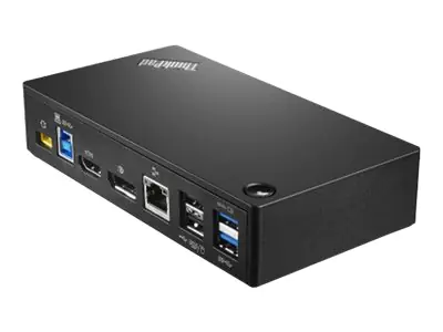 Lenovo ThinkPad USB 3.0 Ultra Dock - Dockingstation - USB - GigE - 45 Watt - Europa - für ThinkPad L540; T440; T450; T540; T550; W540; X240; X250; ThinkPad Yoga; ThinkPad Yoga 15
