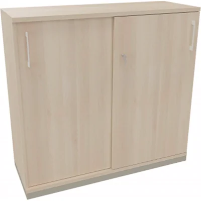 Schiebetürenschrank 3OH B1200xT442xH1133mm si/Akazie Schiebetürenschrank 3OH B1200xT442xH1133mm si/Akazie