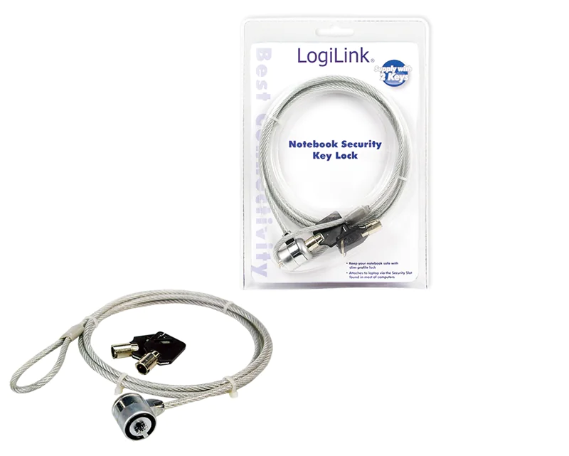 LogiLink - Sicherheitskabelschloss - 1.5 m LogiLink - Sicherheitskabelschloss - 1.5 m
