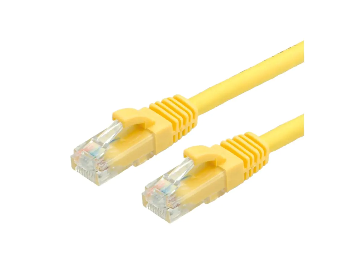 VALUE - Patch-Kabel - RJ-45 (M) bis RJ-45 (M) - 1.5 m - UTP - CAT 6a - geformt - Gelb, RAL 1004