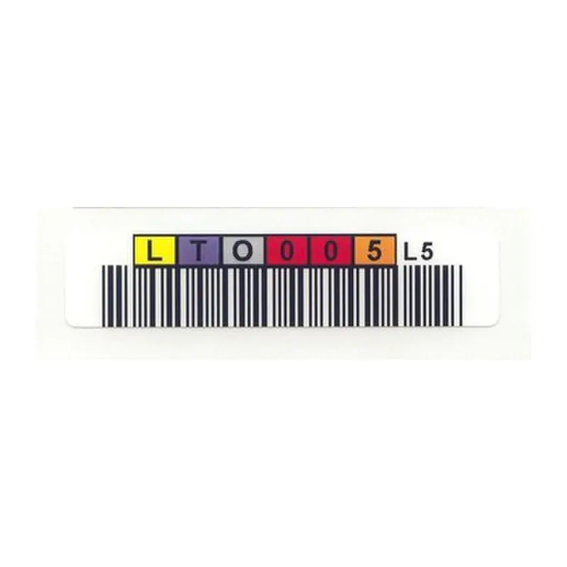 Barcodelabel für LTO5 horizontal L5 Identifier 1705-00 Barcodelabel für LTO5 horizontal L5 Identifier 1705-00