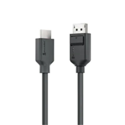 ALOGIC Elements Series - Adapterkabel - DisplayPort männlich zu HDMI männlich - 1 m - Dunkelgrau - Support von 4K 30 Hz, unterstützt 1920 x 1080 bei 144 Hz, Unterstützung für 3D-Video