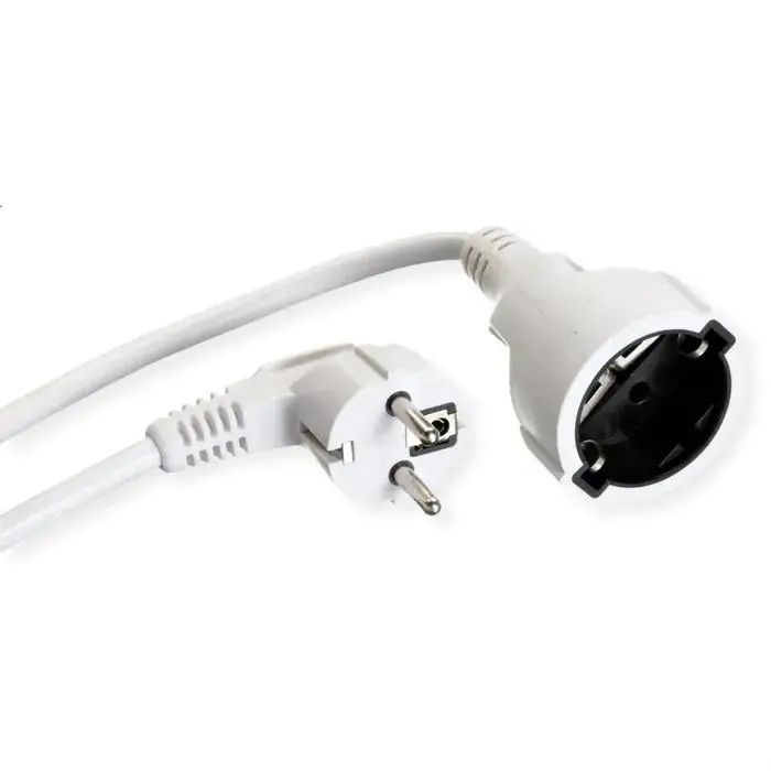 Bachmann Schutzkontakt-Verlängerung, H05VV-F 3G 1,50mm², weiß, 10,0m Bachmann Schutzkontakt-Verlängerung, H05VV-F 3G 1,50mm², weiß, 10,0m