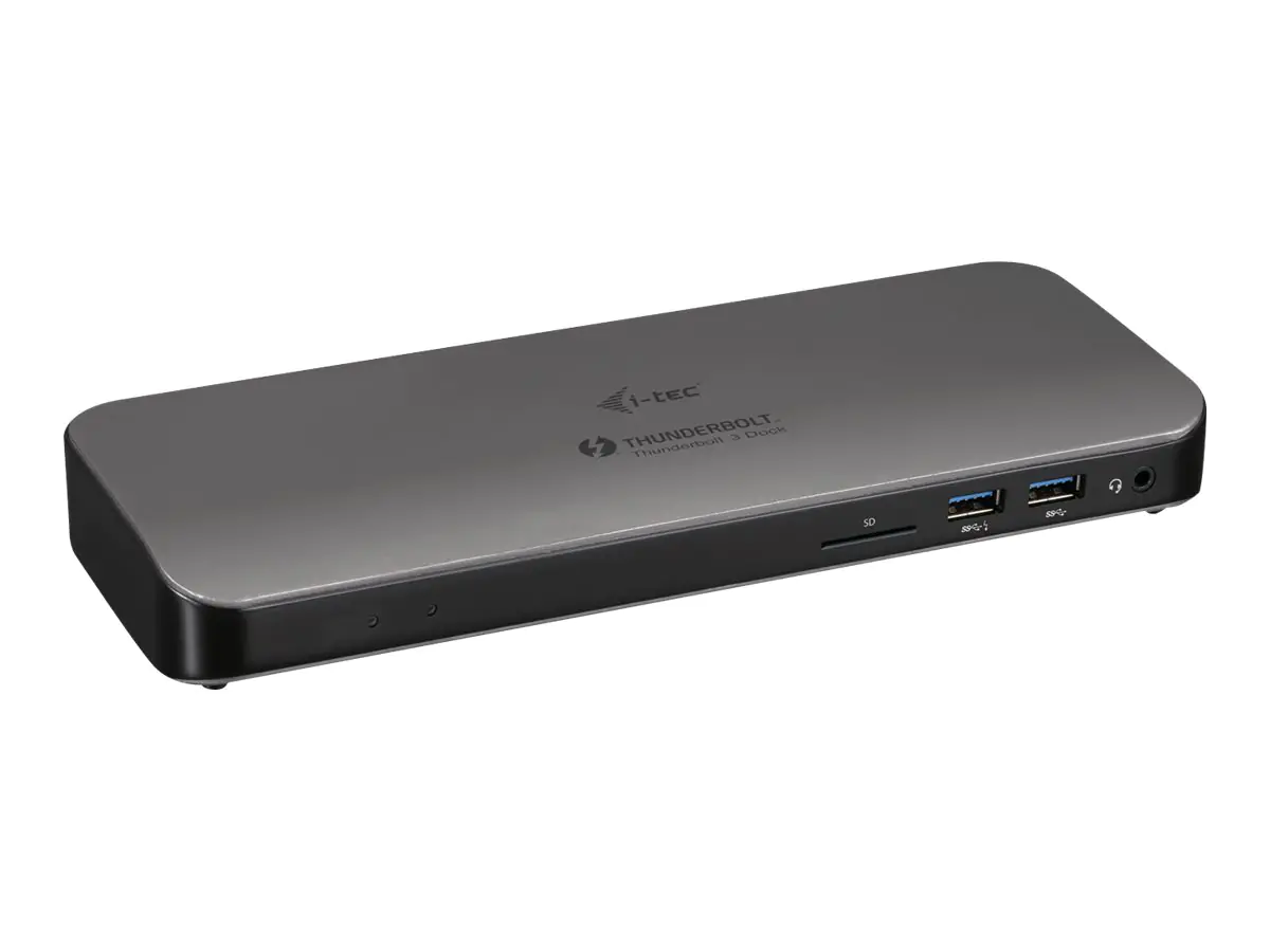 i-Tec Dual 4K Docking Station - Dockingstation - Thunderbolt 3 - HDMI, Thunderbolt - 1GbE - Europa