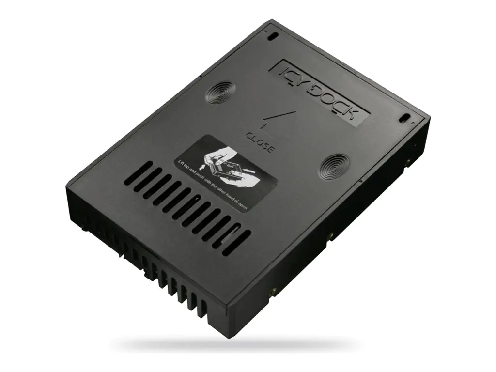 Cremax ICY Dock MB882SP-1S-2B - Mobiles Speicher-Rack - 2.5" (6.4 cm) - 3,5" auf 2,5" (8.9 cm to 6.4 cm) - SATA 6Gb/s - SATA 6Gb/s - Schwarz
