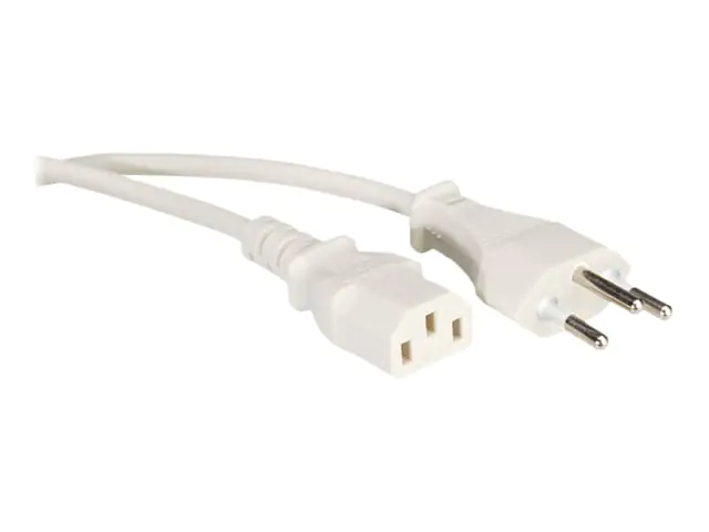 VALUE Stromkabel - power IEC 60320 C13 zu T12 (M) 19.99.1223
