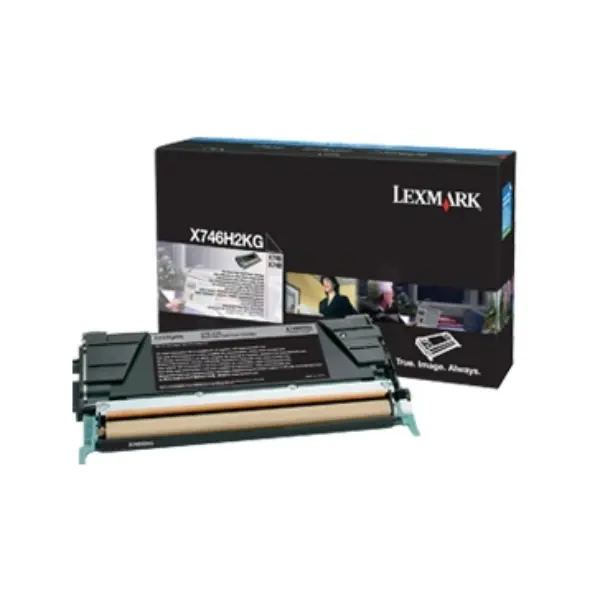 Lexmark - Hohe Ergiebigkeit - Schwarz - Original - Tonerpatrone - für Lexmark X746de, X748de, X748dte Lexmark - Hohe Ergiebigkeit - Schwarz - Original - Tonerpatrone - für Lexmark X746de, X748de, X748dte
