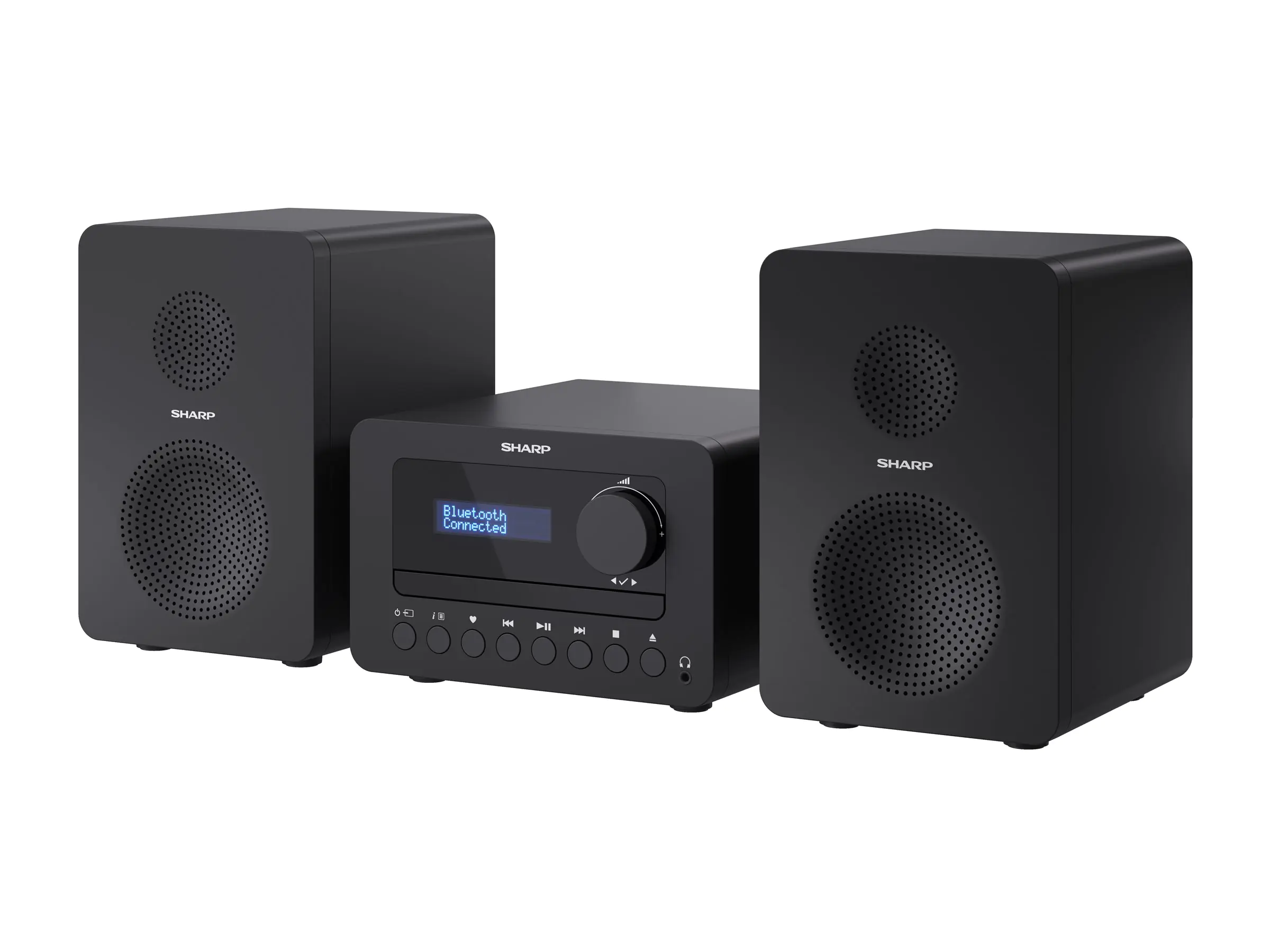 Sharp XL-B520D - Microsystem - Schwarz XL-B520DBK