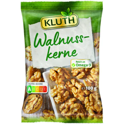 KLUTH Walnusskerne 100 g/Pack. KLUTH Walnusskerne 100 g/Pack.